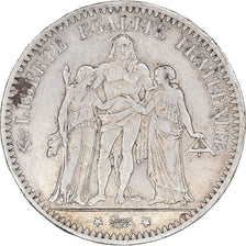 Monnaie, France, Hercule, 5 Francs, 1873, Paris, TB+, Argent, Gadoury:745a