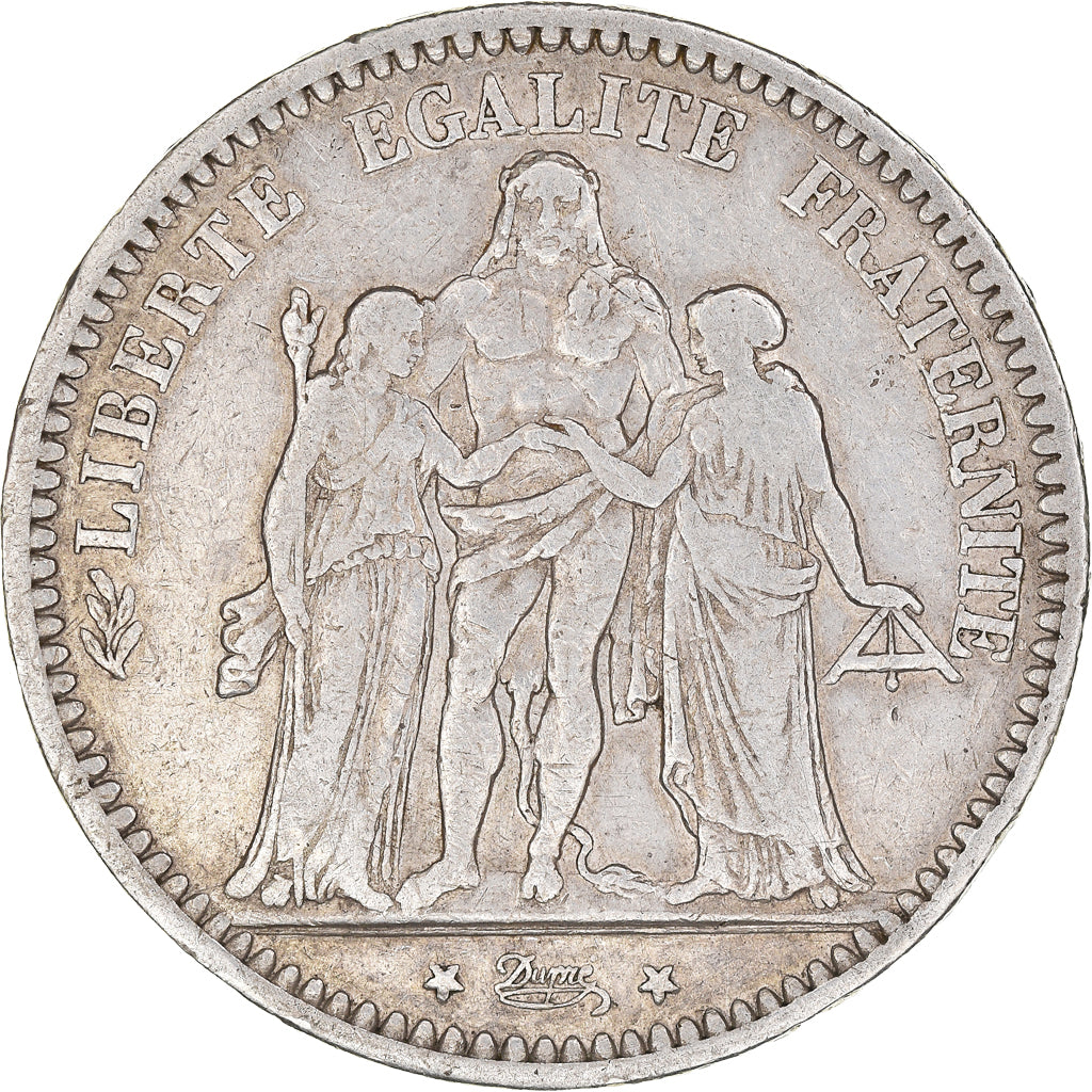 Monnaie, France, Hercule, 5 Francs, 1873, Bordeaux, TB+, Argent, Gadoury:745a