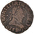 Moeda, França, Henry III, Double Tournois, 1589, Lyon, VF(30-35), Cobre