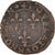 Moneta, Francja, Henry III, Double Tournois, 1589, Lyon, VF(30-35), Miedź