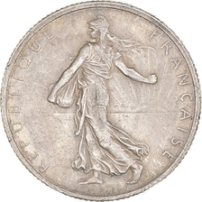 Münze, Frankreich, Semeuse, 2 Francs, 1919, Paris, SS, Silber, KM:845.1