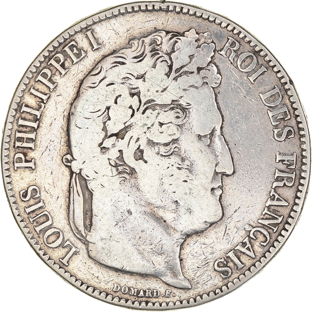 Monnaie, France, Louis-Philippe, 5 Francs, 1842, Rouen, TB, Argent, Gadoury:678