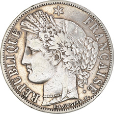 Munten, Frankrijk, Cérès, 5 Francs, 1849, Paris, ZF, Zilver, KM:761.1