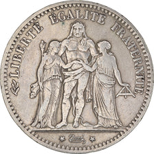 Monnaie, France, Hercule, 5 Francs, 1875, Paris, TTB, Argent, Gadoury:745a