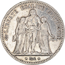 Coin, France, Hercule, 5 Francs, 1876, Paris, AU(50-53), Silver, KM:820.1