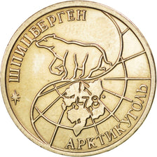 SPITZBERGEN, 25 Roubles, 1993, KM #Tn6, MS(63), Copper-Nickel Clad Steel, 22,...