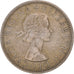 Coin, Great Britain, Elizabeth II, 1/2 Crown, 1960, EF(40-45), Copper-nickel