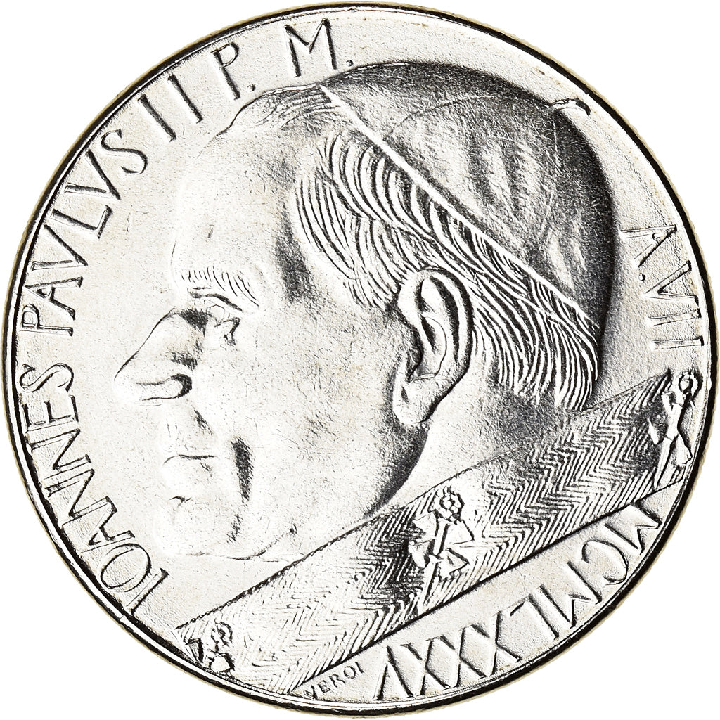 Moneta, CITTÀ DEL VATICANO, John Paul II, 100 Lire, 1985, SPL-, Acciaio