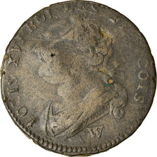 Moneta, Francja, Louis XVI, 12 Deniers, 1792, Lille, F(12-15), Métal de cloche