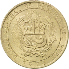 Perù, 5 Soles, 1975, SPL, Rame-nichel, KM:267