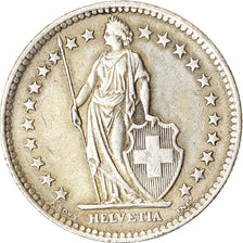 Coin, Switzerland, 2 Francs, 1963, Bern, AU(50-53), Silver, KM:21