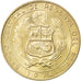 PERU, 10 Soles, 1974, KM #258, MS(63), Copper-Nickel, 30.94, 11.70
