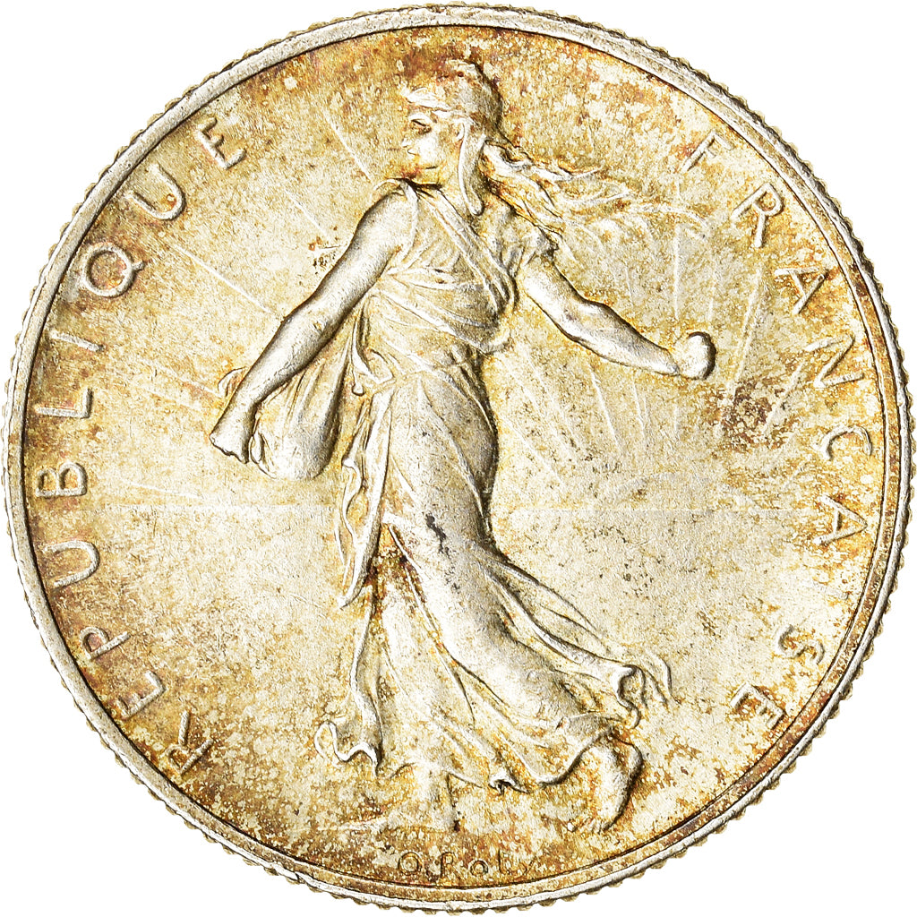 Coin, France, Semeuse, 2 Francs, 1920, Paris, AU(50-53), Silver, KM:845.1