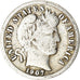 Coin, United States, Barber Dime, 1907, Philadelphia, VF(30-35), Silver