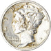 Coin, United States, Mercury Dime, 1941, Philadelphia, AU(50-53), Silver