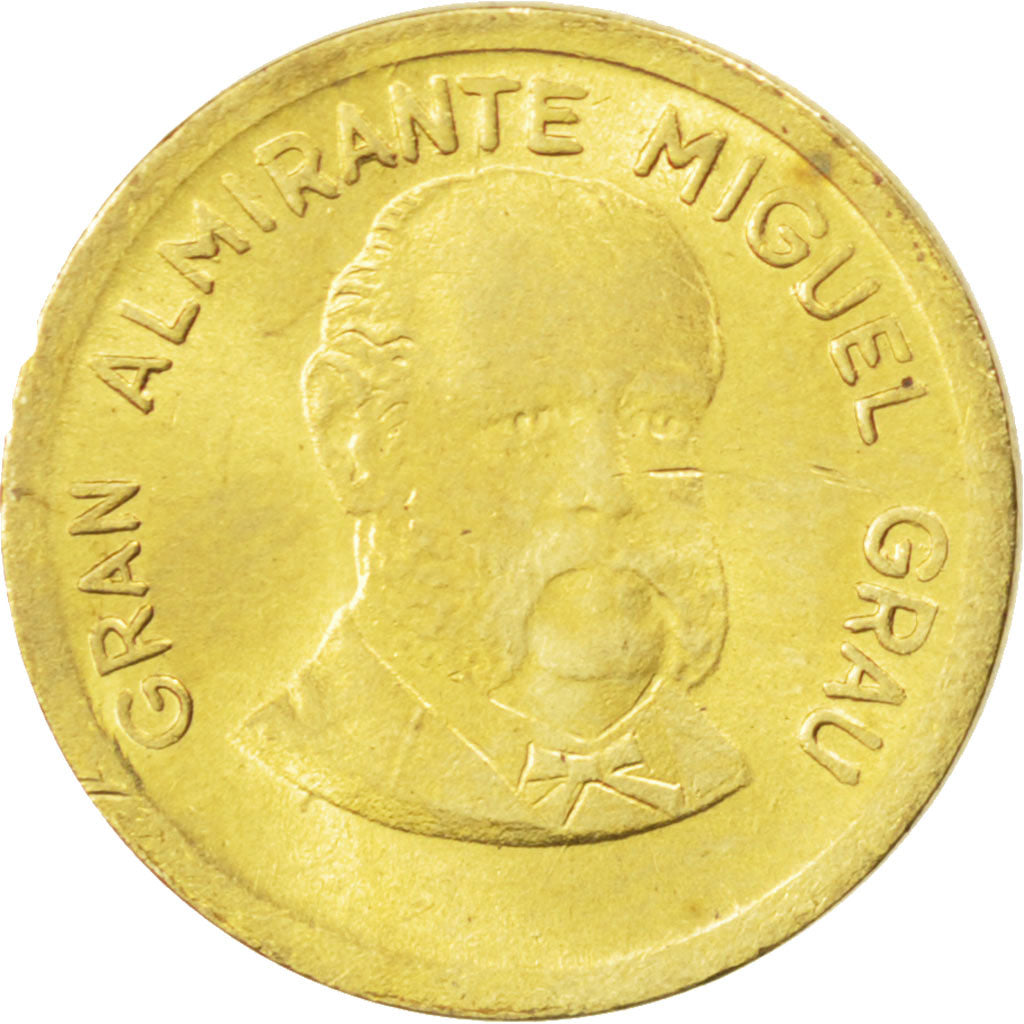 PERU, Centimo, 1985, Lima, KM #291, MS(63), Brass, 15, 1.47