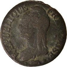 Coin, France, Dupré, 5 Centimes, AN 5, Paris, VF(20-25), Bronze, KM:640.1