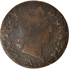 Coin, France, Louis XV, Sol à la vieille tête, 1774, Lille, F(12-15), Copper