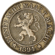 Coin, Belgium, Leopold II, 10 Centimes, 1894, EF(40-45), Copper-nickel, KM:43