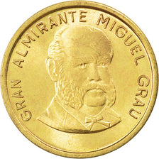 Munten, Peru, 10 Centimos, 1985, UNC-, Tin, KM:293
