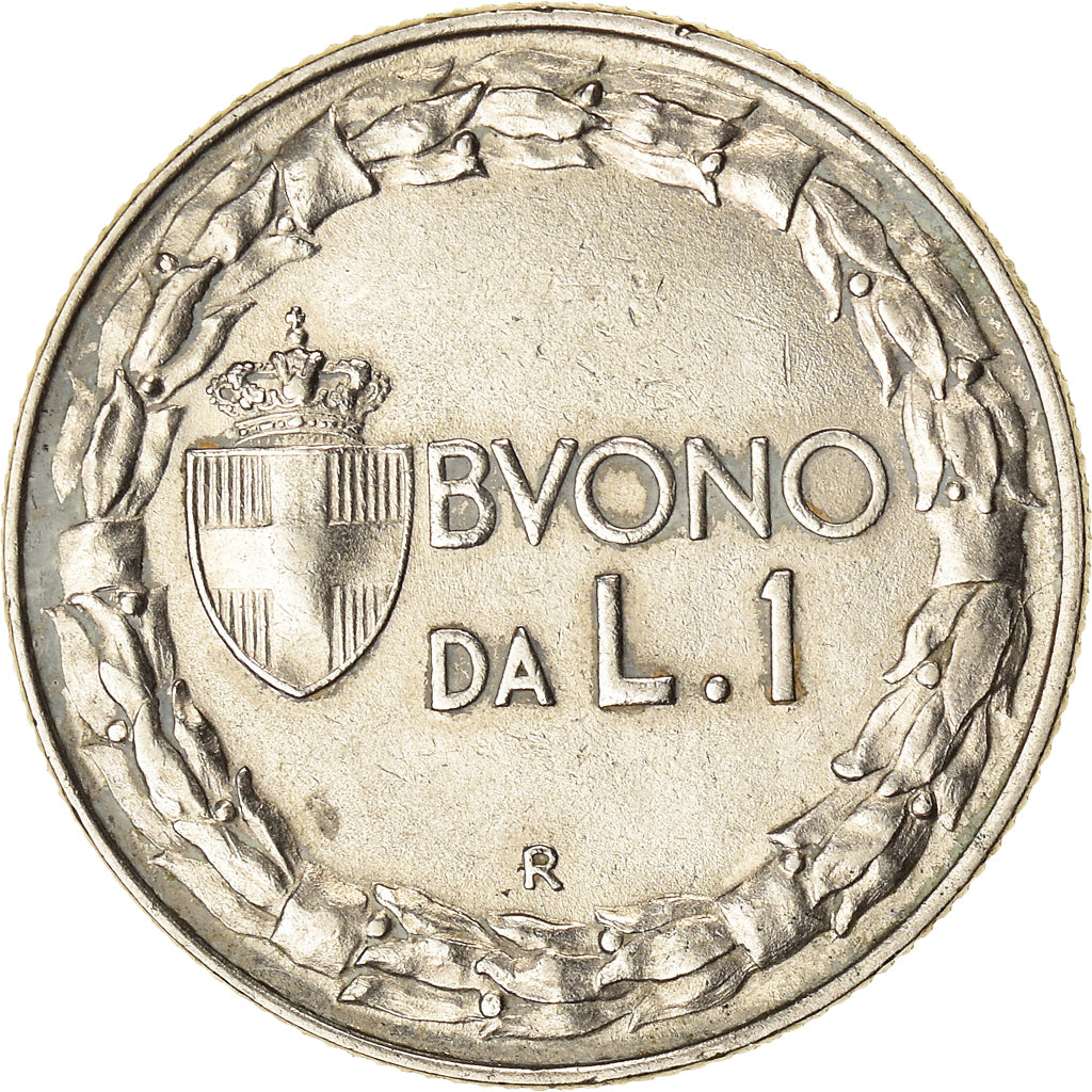 Moneta, Włochy, Vittorio Emanuele III, Lira, 1922, Rome, AU(55-58), Nikiel