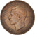Coin, Great Britain, George VI, Penny, 1945, AU(50-53), Bronze, KM:845