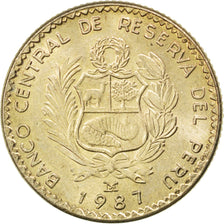 Monnaie, Pérou, Inti, 1987, SPL, Copper-nickel, KM:296