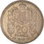 Moneta, Monaco, Louis II, 20 Francs, Vingt, 1947, BB+, Rame-nichel, KM:124