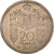 Moneta, Monaco, Louis II, 20 Francs, Vingt, 1947, BB+, Rame-nichel, KM:124