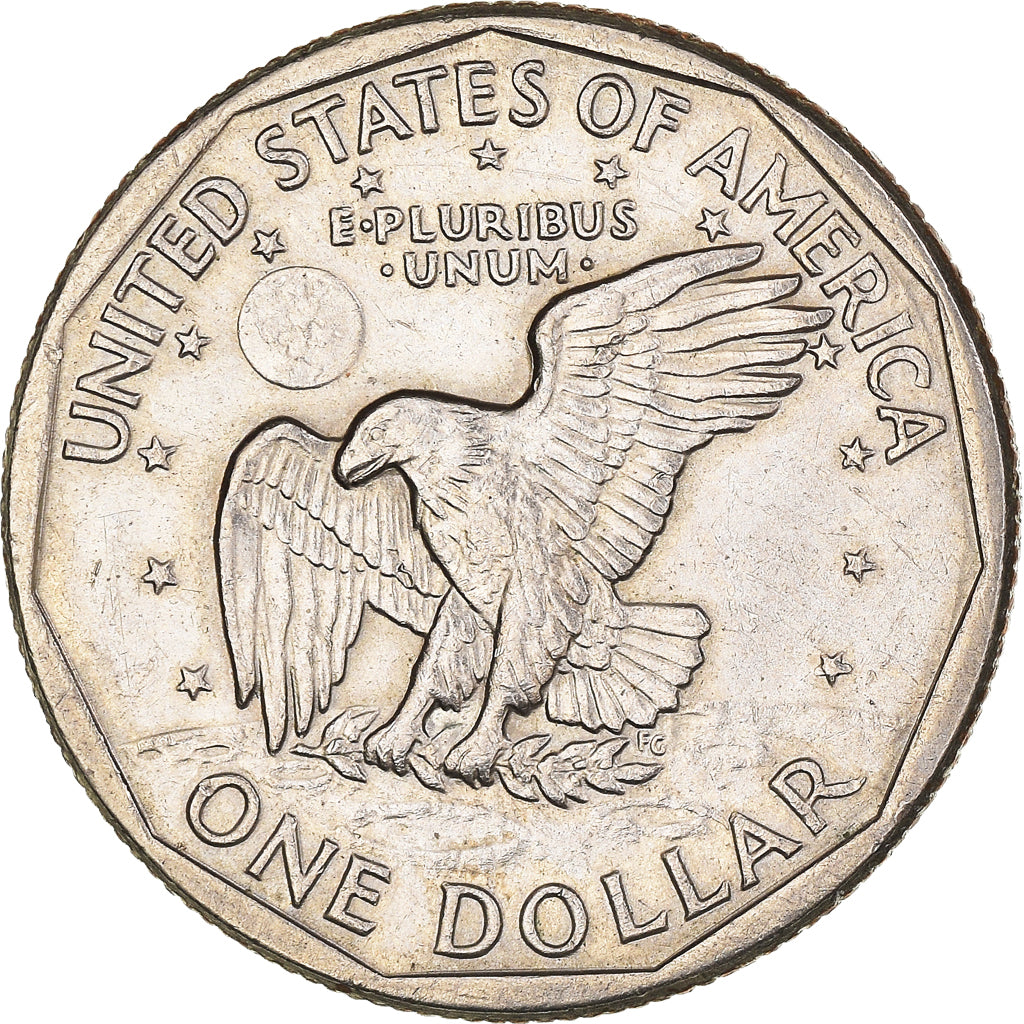 Coin, United States, Susan B. Anthony Dollar, Dollar, 1979, U.S. Mint, Denver