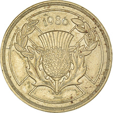 Coin, Great Britain, Elizabeth II, 2 Pounds, 1986, EF(40-45), Nickel-brass