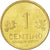 Moneta, Peru, Centimo, 2002, MS(63), Mosiądz, KM:303.4