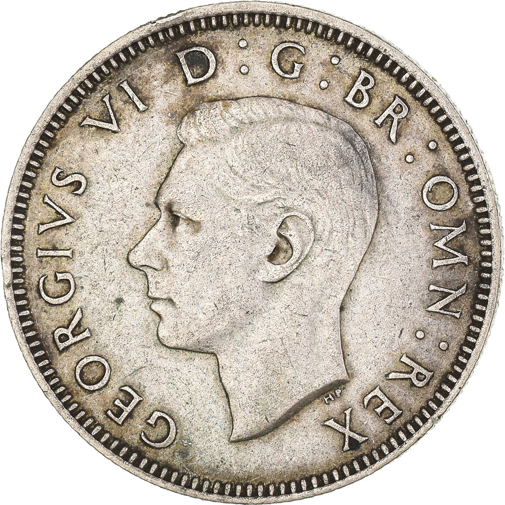 Coin, Great Britain, George VI, Shilling, 1942, EF(40-45), Silver, KM:854