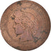 Moneta, Francja, Cérès, 10 Centimes, 1896, Paris, F(12-15), Brązowy