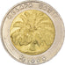 Coin, Indonesia, 1000 Rupiah, 2000, AU(55-58), Bi-Metallic, KM:56