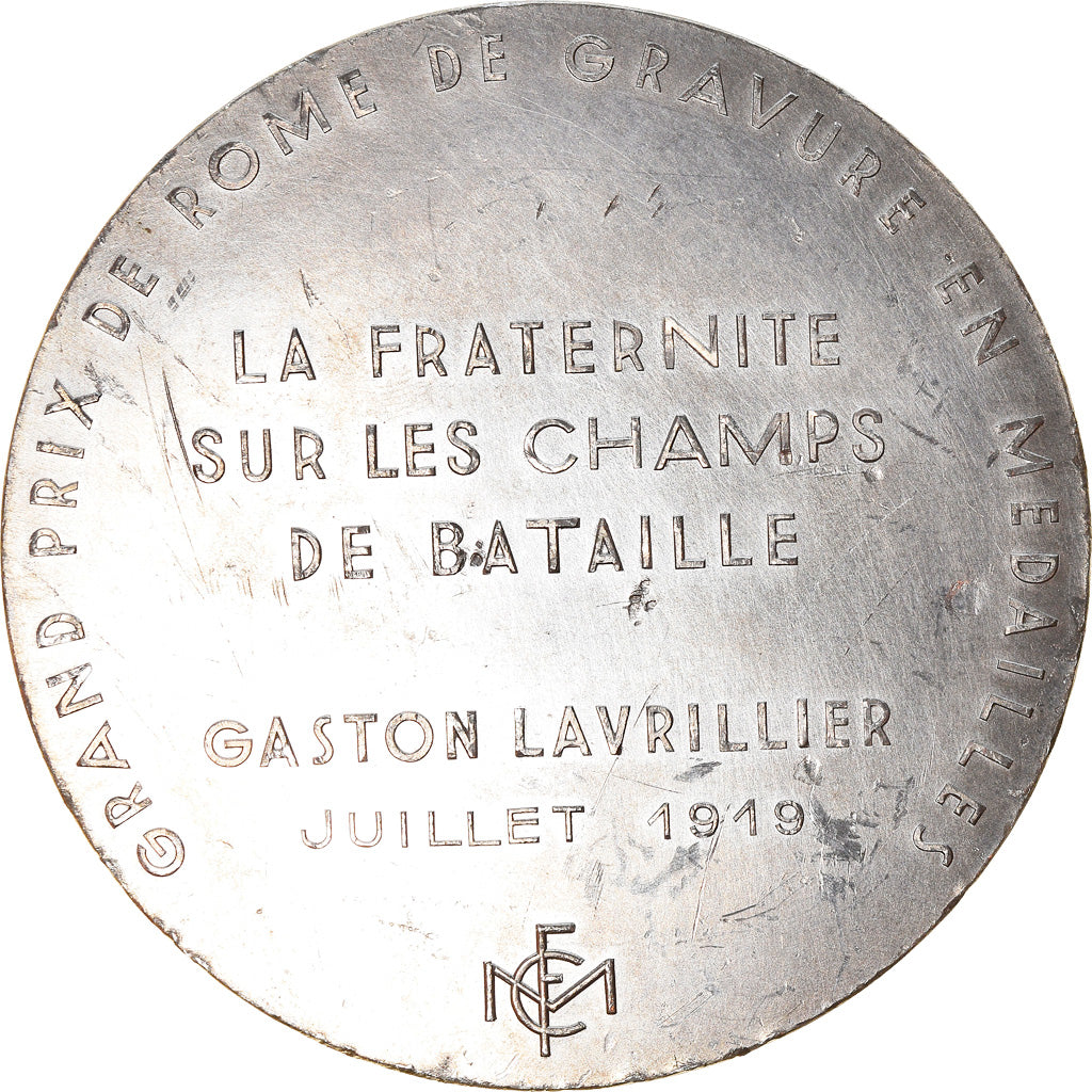 Frankrijk, Medaille, Gravure, Grand Prix de Rome, La Fraternité, Arts &