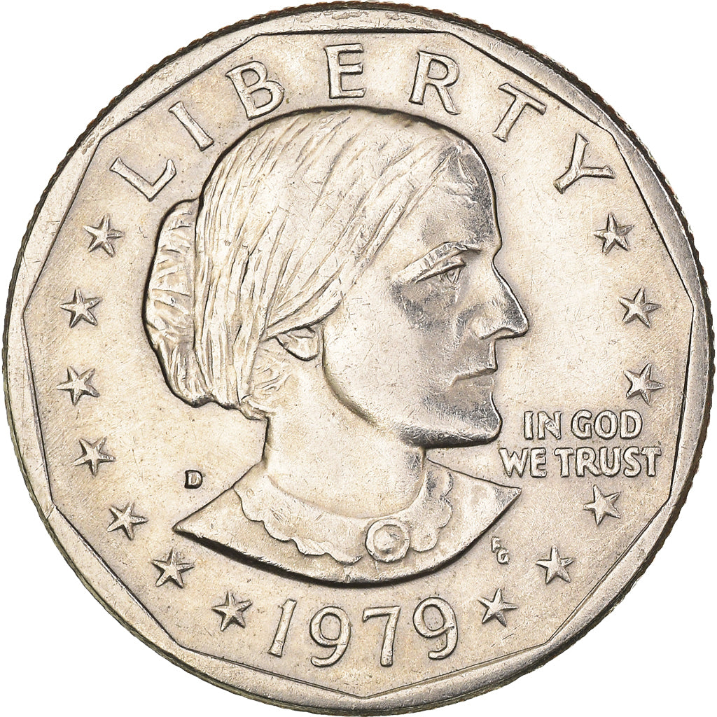Coin, United States, Susan B. Anthony Dollar, 1979, Denver, MS(60-62)
