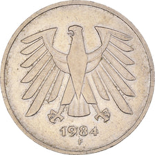 Coin, GERMANY - FEDERAL REPUBLIC, 5 Mark, 1984, Stuttgart, AU(50-53)