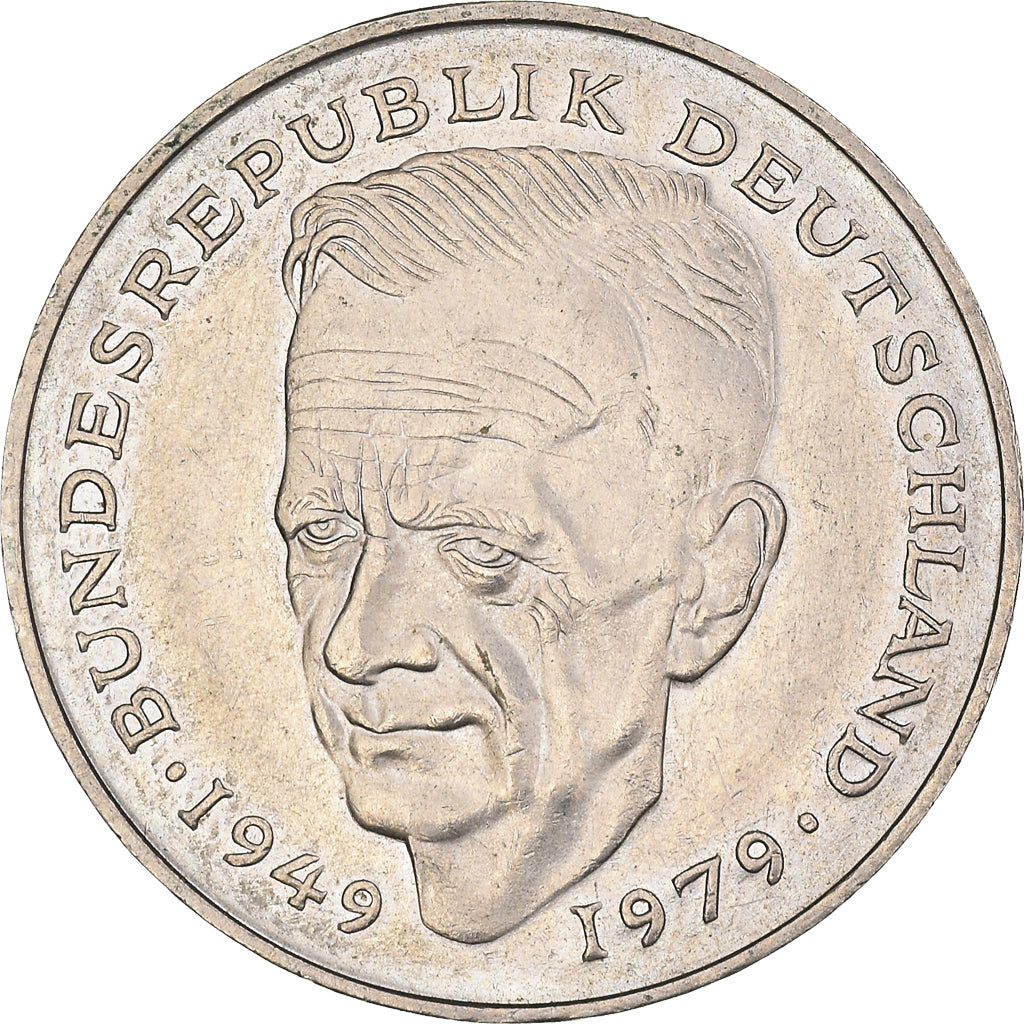 Coin, GERMANY - FEDERAL REPUBLIC, 2 Mark, 1988, Munich, AU(50-53), Copper-Nickel