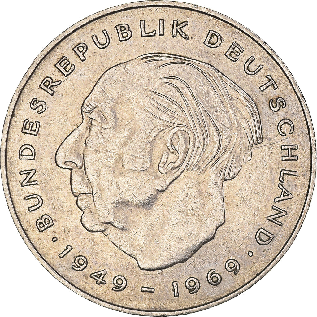 Coin, GERMANY - FEDERAL REPUBLIC, 2 Mark, 1981, Karlsruhe, EF(40-45)