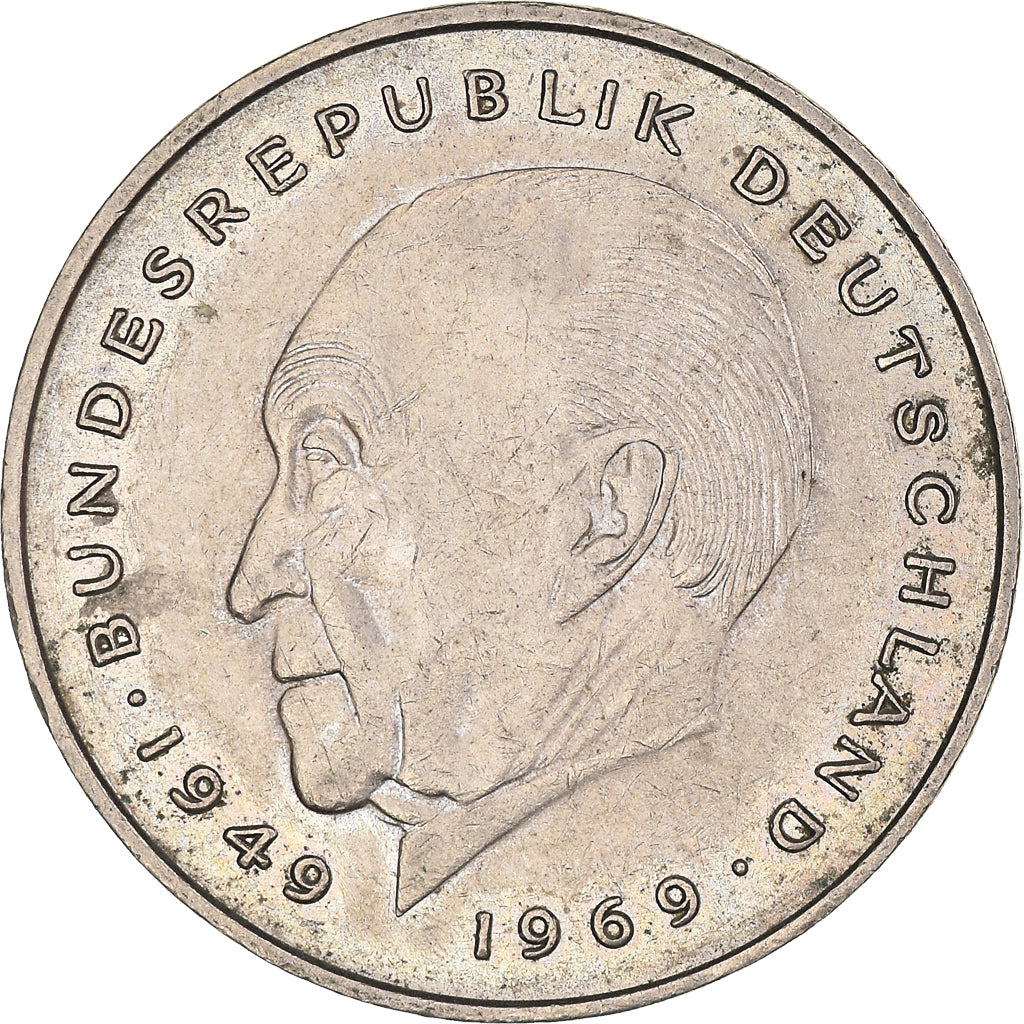 Coin, GERMANY - FEDERAL REPUBLIC, 2 Mark, 1978, Karlsruhe, AU(50-53)