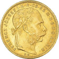 Monnaie, Hongrie, Franz Joseph I, 8 Forint 20 Francs, 1887, Kormoczbanya, SUP