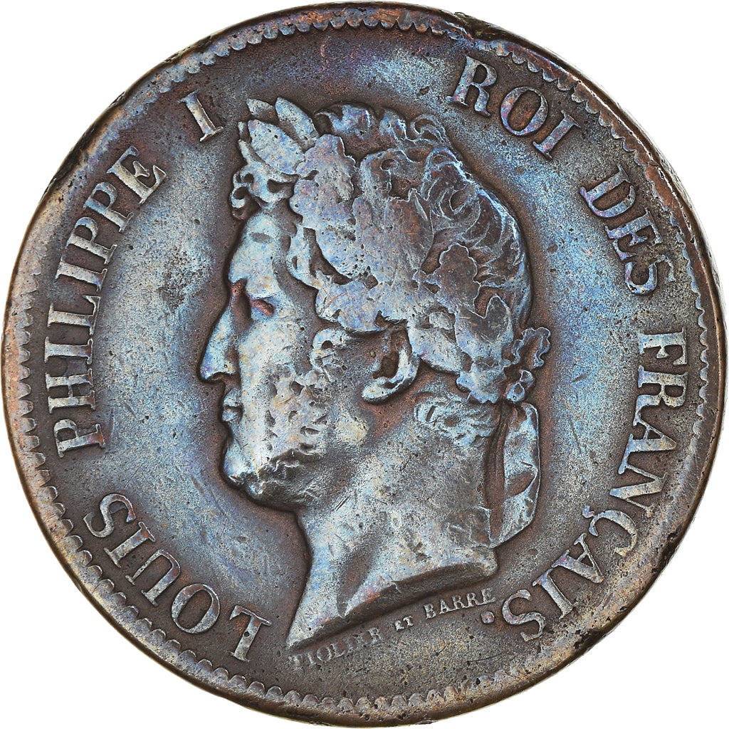 Coin, FRENCH COLONIES, Louis - Philippe, 5 Centimes, 1841, Paris, VF(20-25)