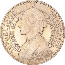 Coin, Martinique, Franc, 1897, MS(63), Copper-nickel, KM:41, Lecompte:12