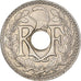 Coin, France, Lindauer, 25 Centimes, 1914, Souligné, AU(55-58), Nickel, KM:867