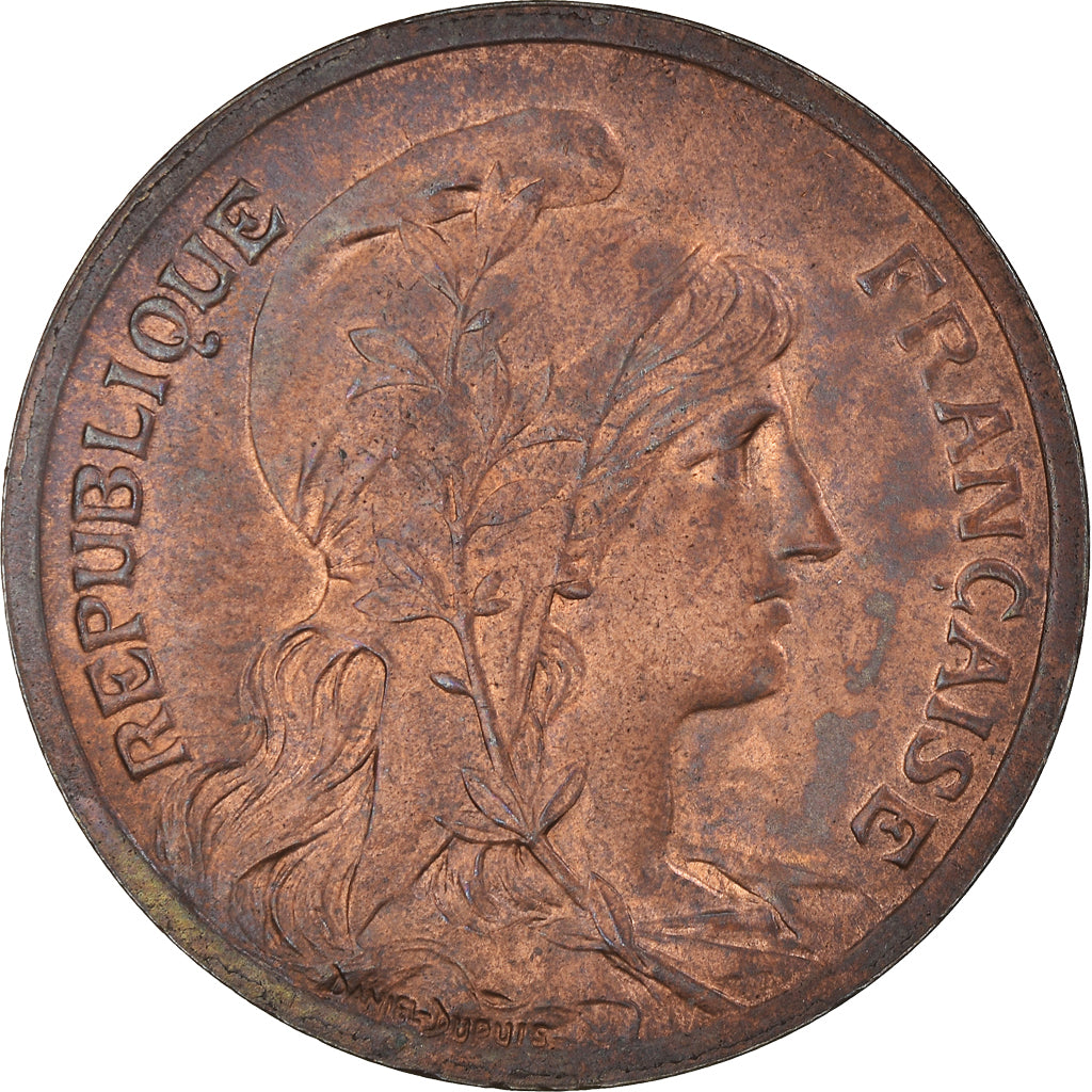Coin, France, Dupuis, 10 Centimes, 1915, Paris, AU(55-58), Bronze, KM:843