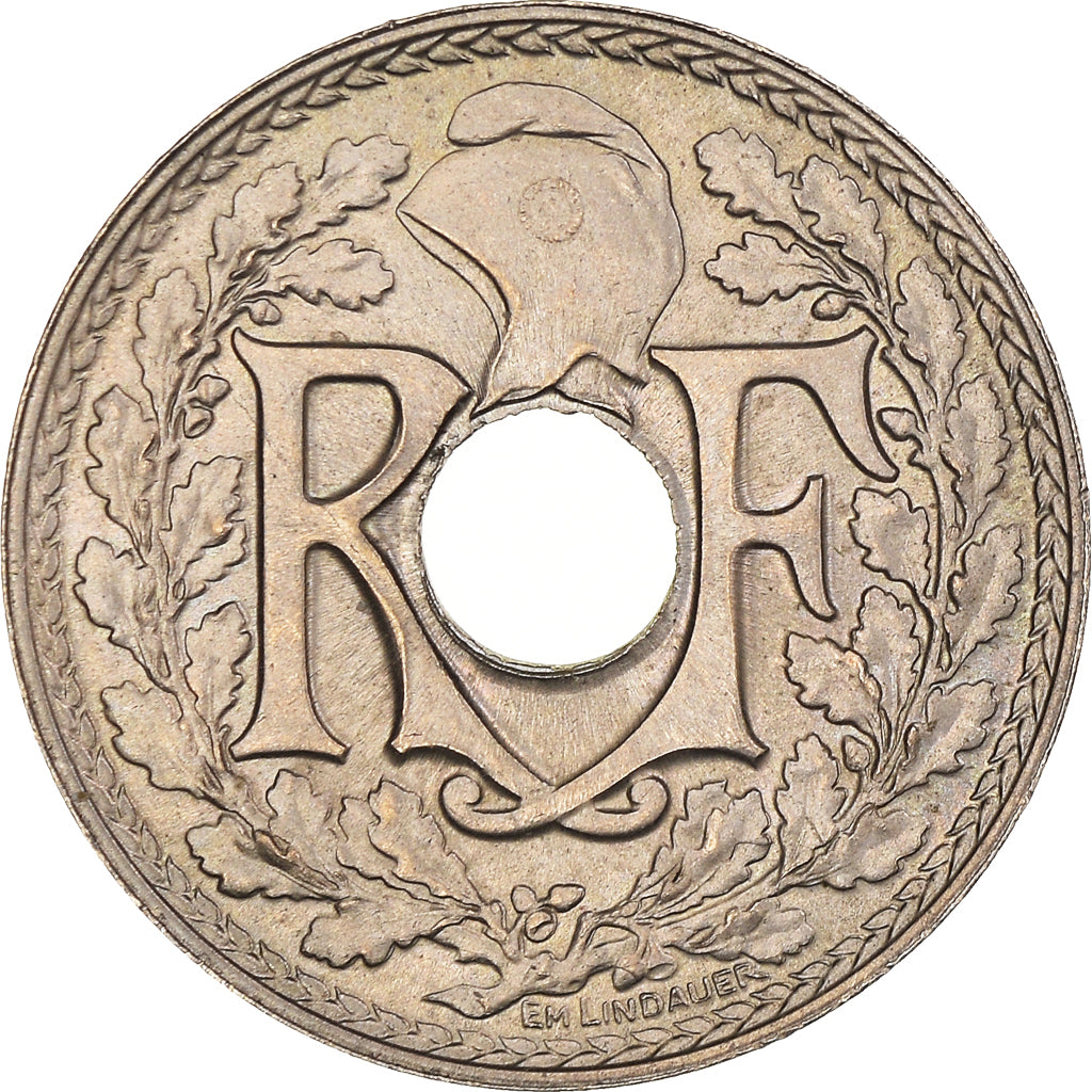Coin, France, Lindauer, 10 Centimes, 1917, AU(50-53), Copper-nickel, KM:866a