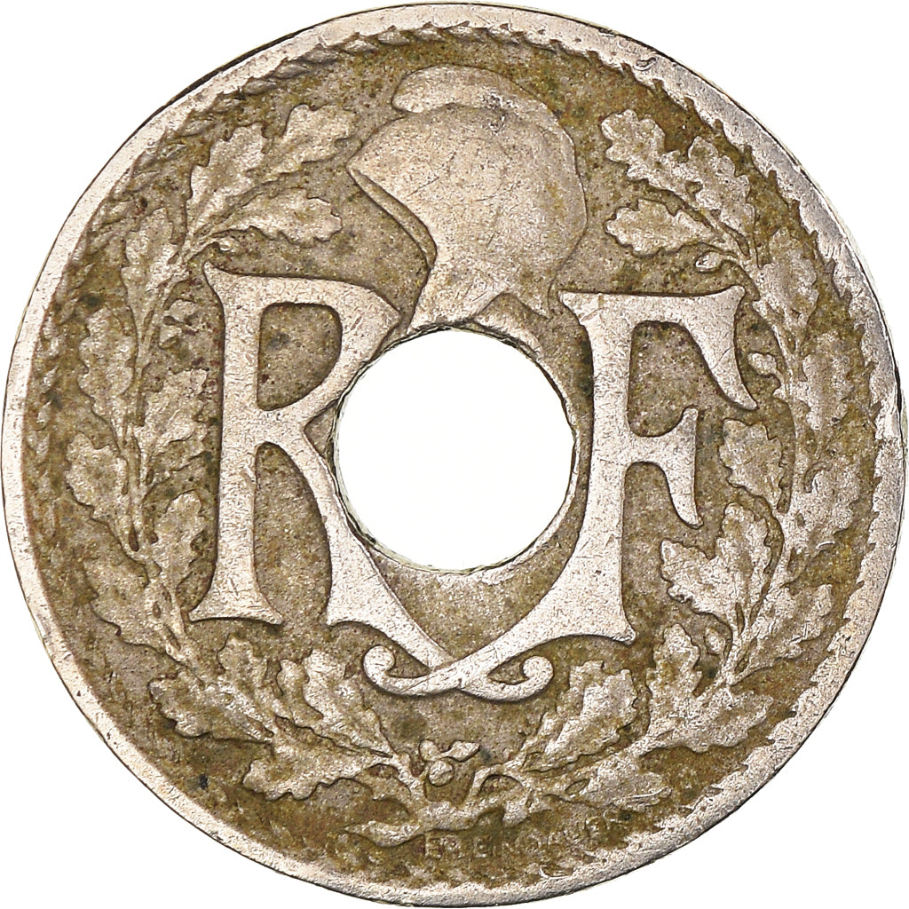 Moeda, França, Lindauer, 5 Centimes, 1920, EF(40-45), Cobre-níquel, KM:865