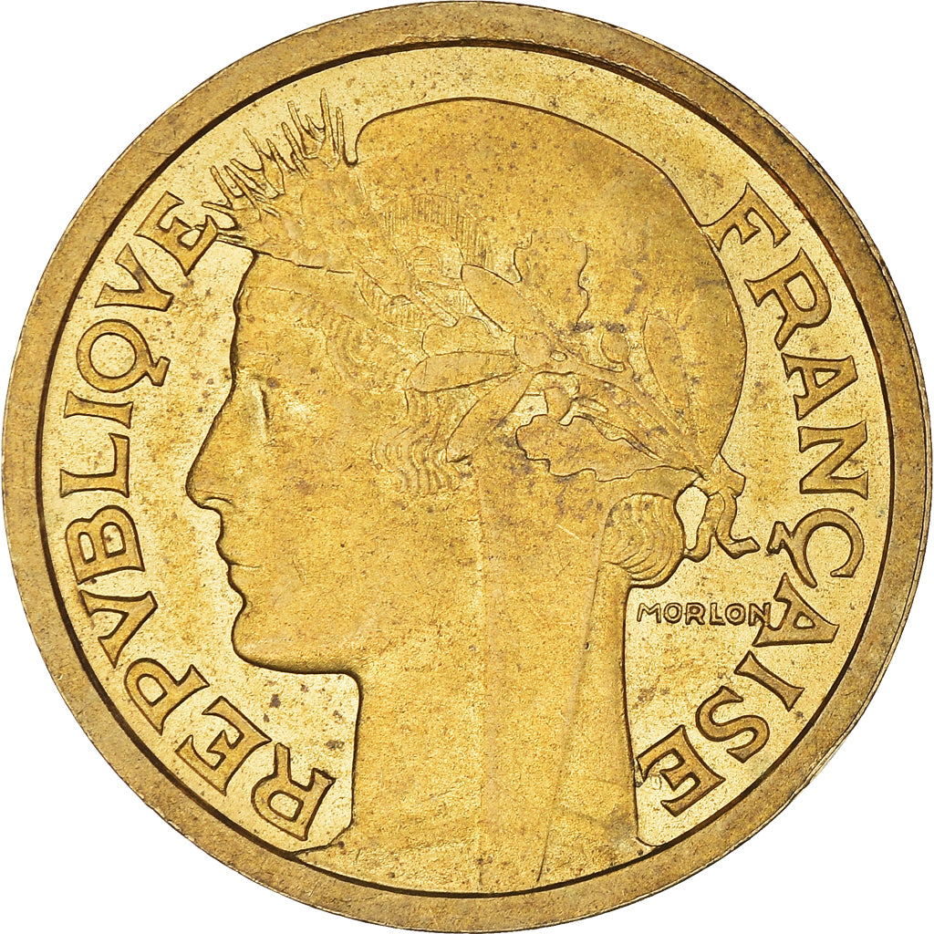 Moeda, França, Morlon, Franc, 1941, MS(60-62), Alumínio-Bronze, KM:885