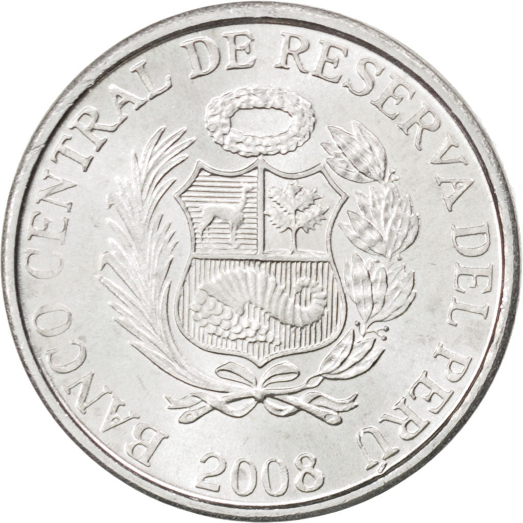 Moneta, Perù, Centimo, 2008, SPL, Alluminio, KM:303.4a